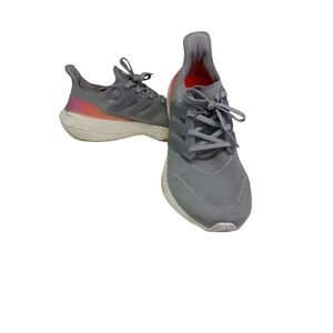 Adidas Ultraboost 22 Women's Running Shoes Gray Pink Orange Size 11 FY0397